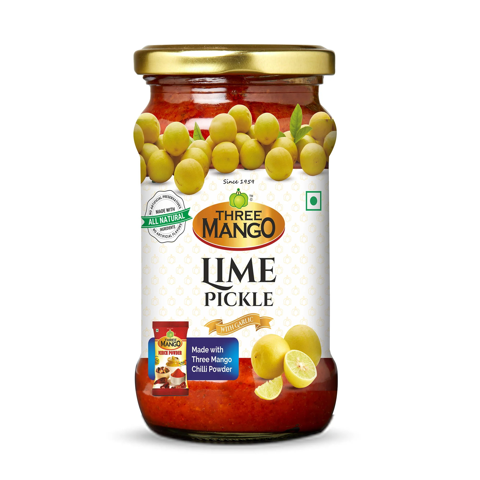 LIME PICKLE HYDRABADI 330GRM