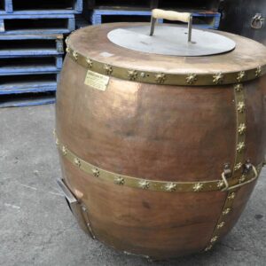 TANDOOR ROUND WITH WHEELS 450 X 710