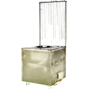 TANDOOR STAND SQUARE STAINLESS STEEL